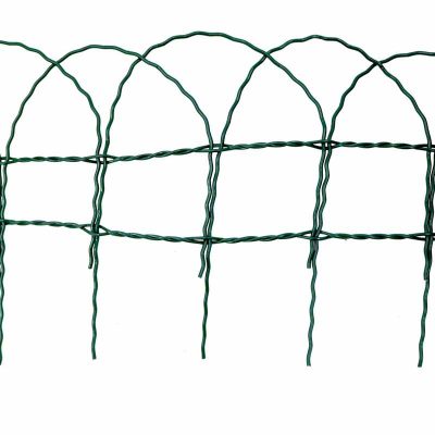 Garden Border Fence ,PVC Green Wire Mesh Edging Edge Lawn Fencing
