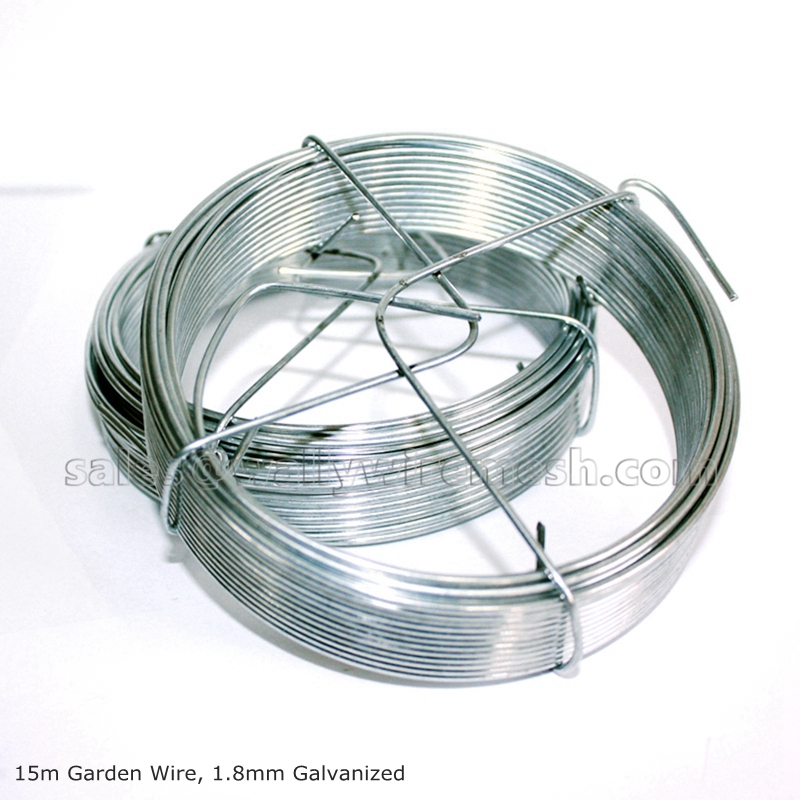 15m – 1.8mm Galvanized Garden Wire – Wally Wire Mesh